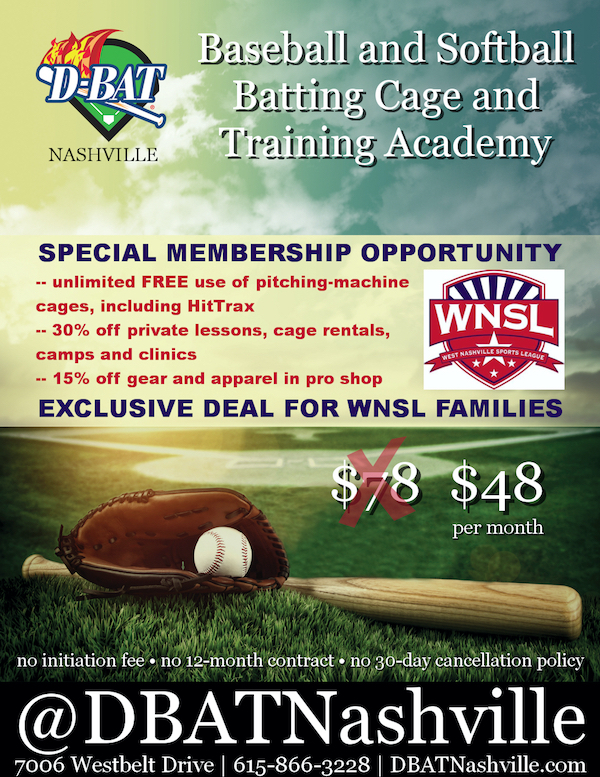 West Nashville Sports League > Sports > Baseball > Baseball